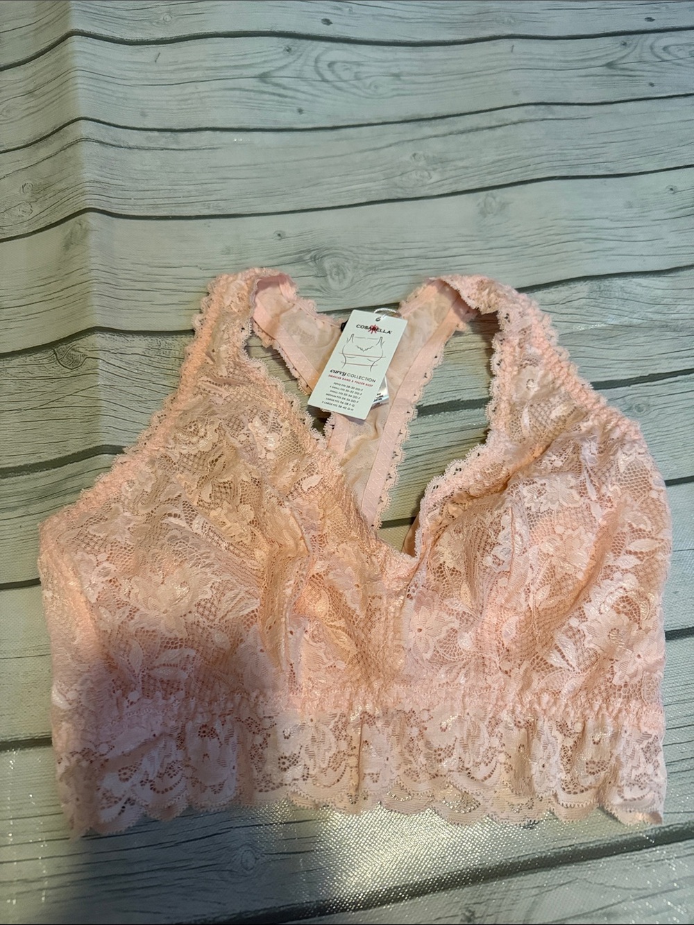 Cosabella Pale Pink Lace Bralette